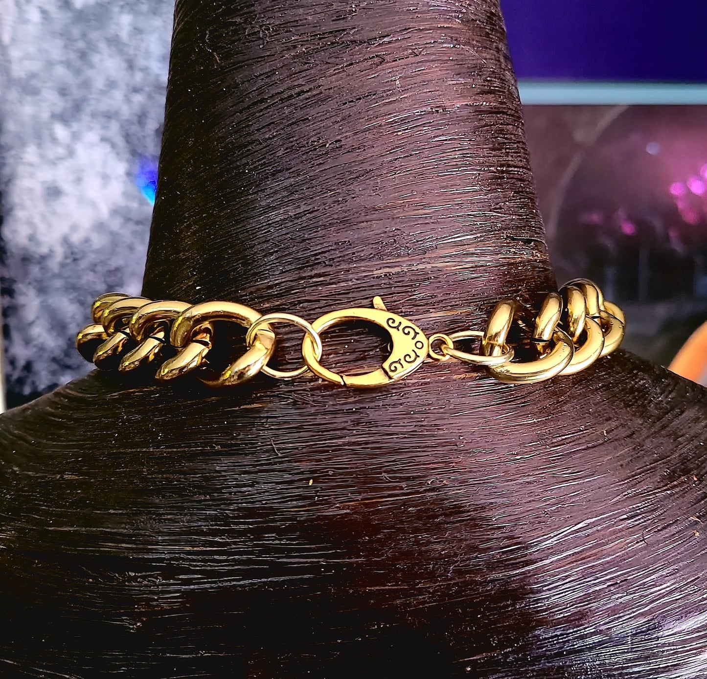 Sculpted Gemstone Pendant Mookaite Jasper Obelisk, Talisman Tower On B