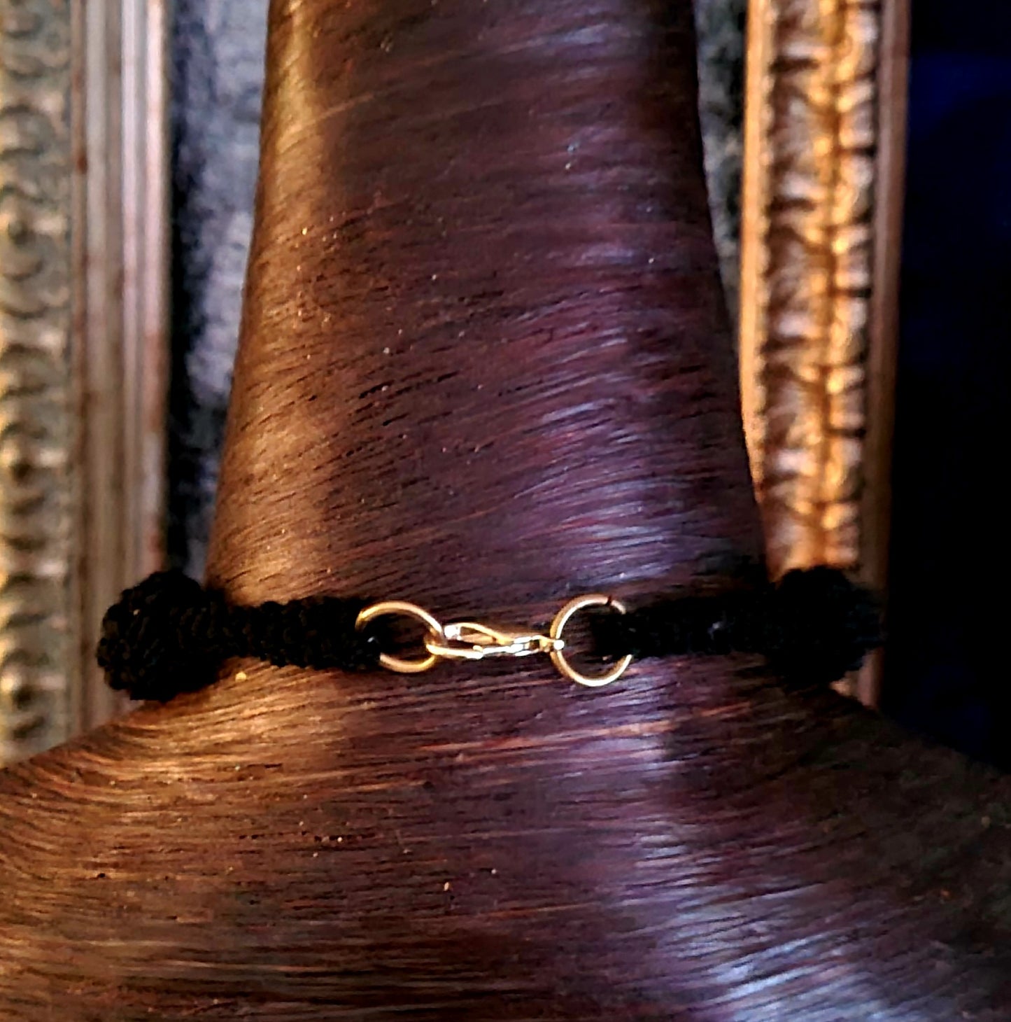 Sculpted Gold Leaf Metallic Multi Heart Chest Piece Love Statemen