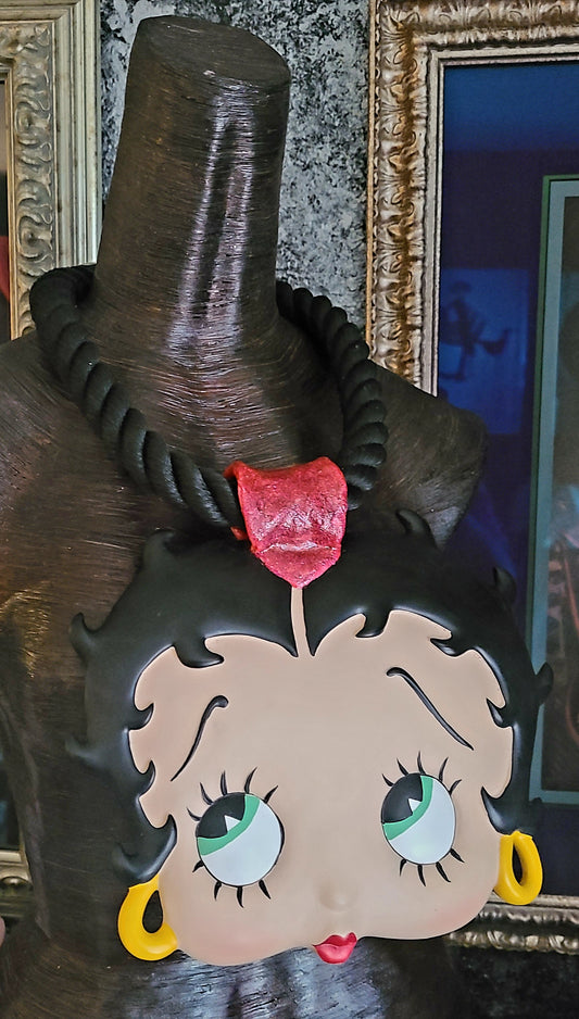 Chest Piece Betty Boop Face Plaque, Breastplate Vamp Femme Fatale,