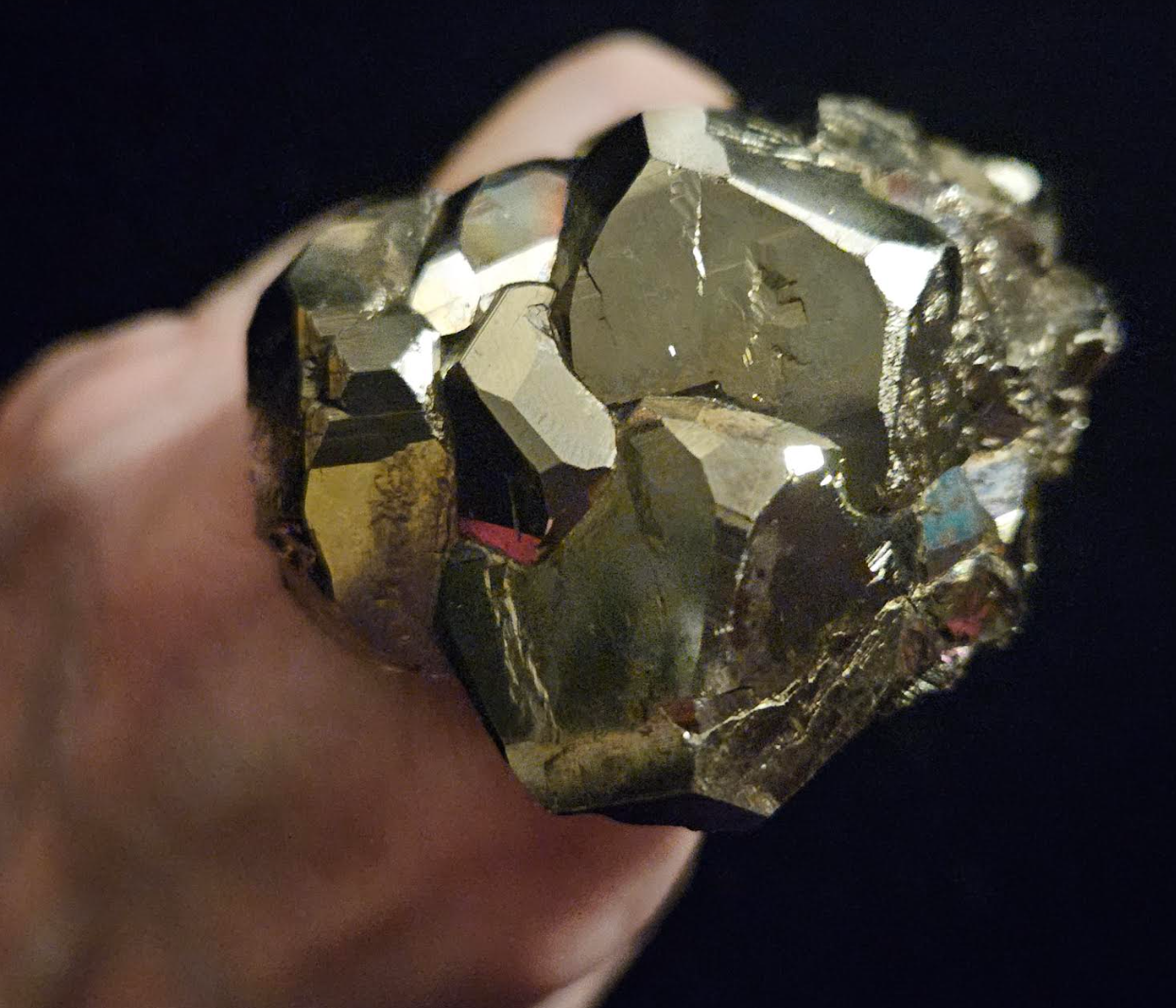 Rough Pyrite Unisex Statement Cuff & Adjustable Ring - Fools Gold