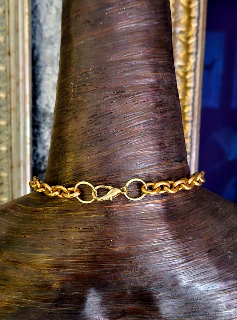 Sculpted Rough Amethyst Unisex Chest Piece - Boho Couture Talisman