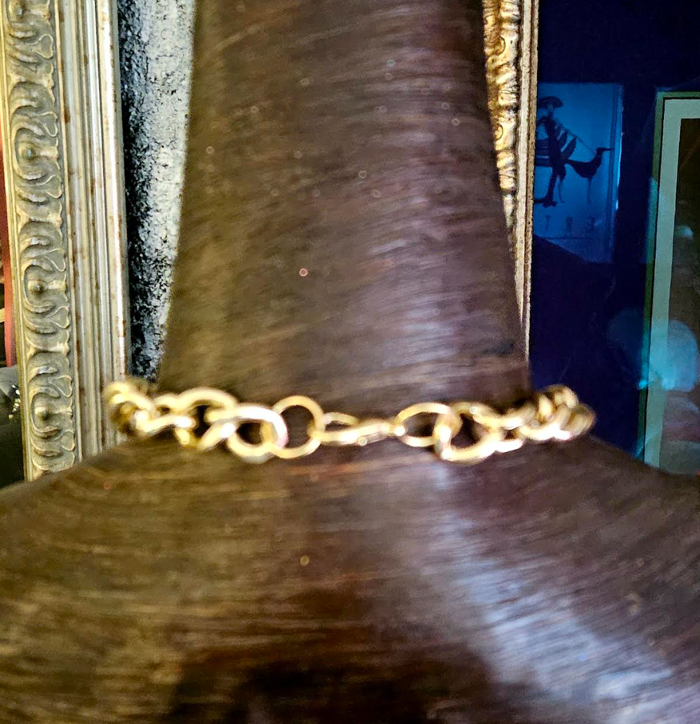 Agate & Rhinestone Gatsby Flapper Gemstone Pendant - Naughty Women