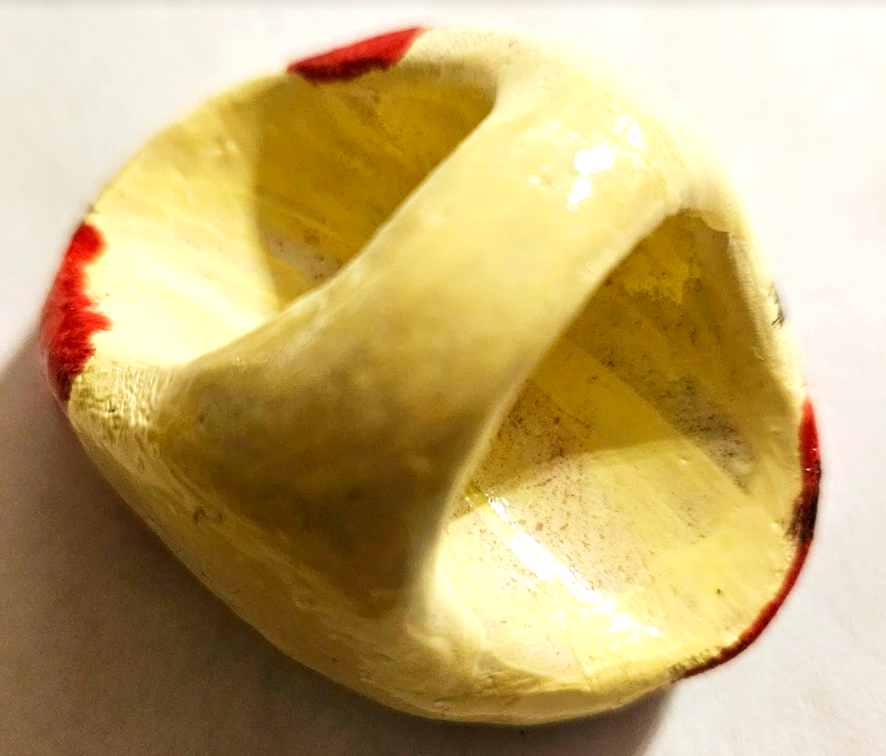 Sculpted Oval Dome Tribal Statement Ring Women Size 8 - 9