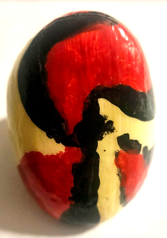 Sculpted Oval Dome Tribal Statement Ring Women Size 8 - 9