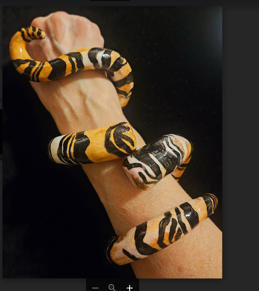 Animal Print Safari Sculpted Snake Statement Cuff - Fashion Assassin