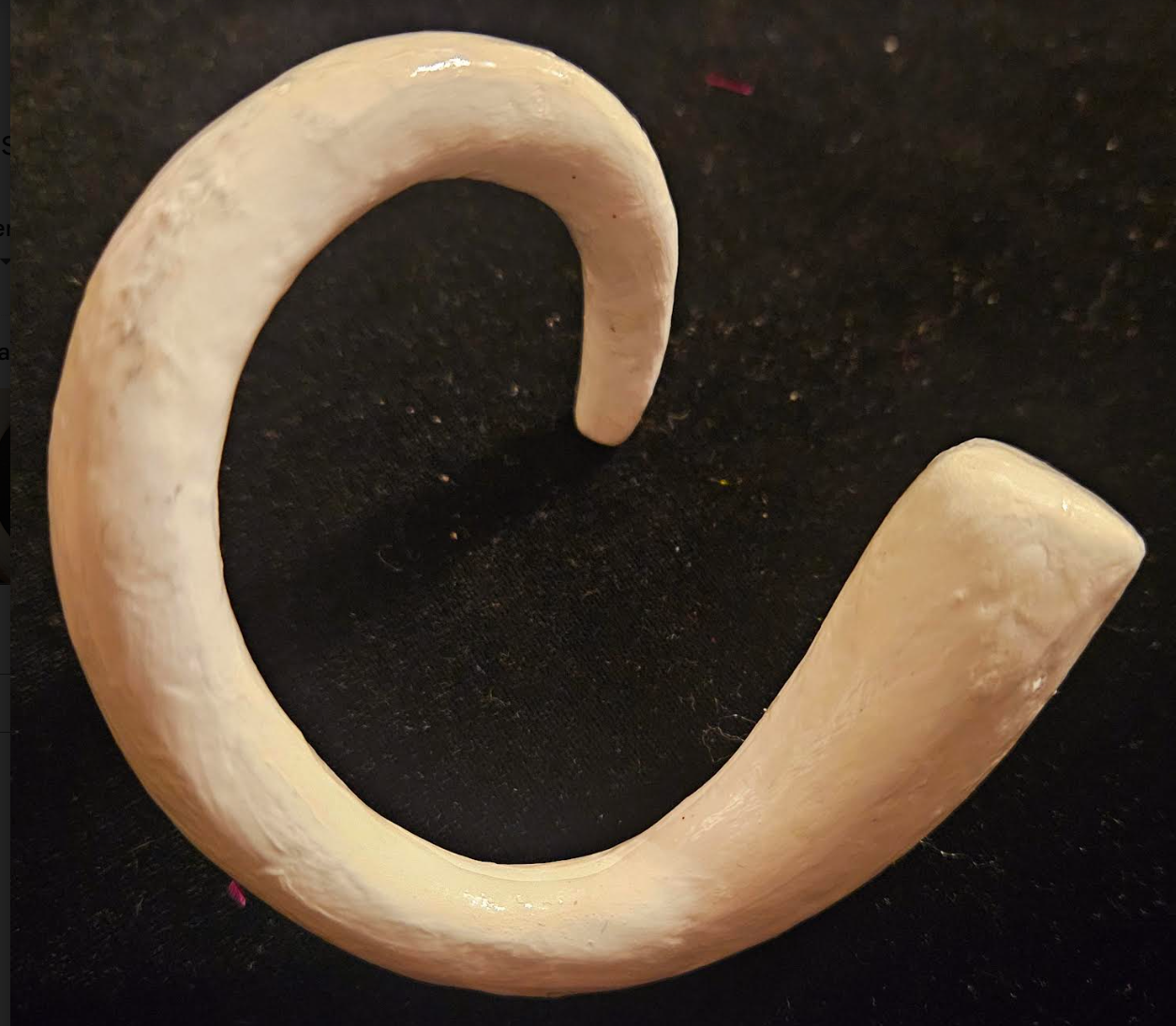 White Lacquer Snake Cuff for Women, Stackable Unisex Artisan Bangle