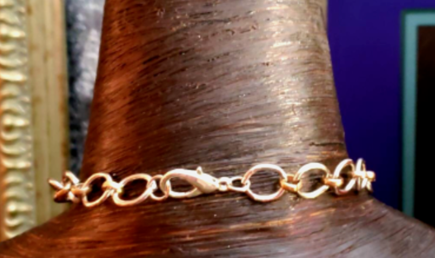 Rough Citrine Sculpted Gemstone Pendant With Bumblebee Jasper Dangle,