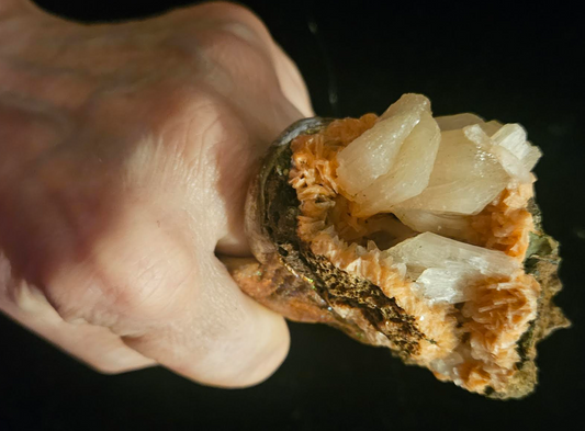 Raw Rough Apophyllite Sculpted Statement Ring - Haute Couture