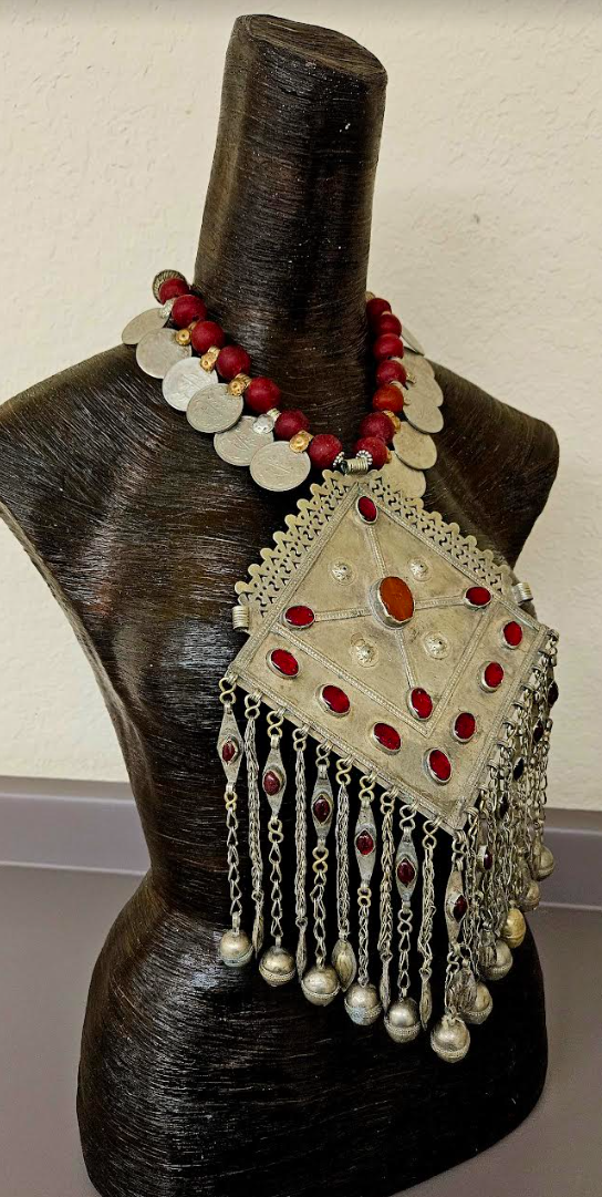 Rare Exotic Tribal Breastplate Statement Pendant - Showstopper Piece