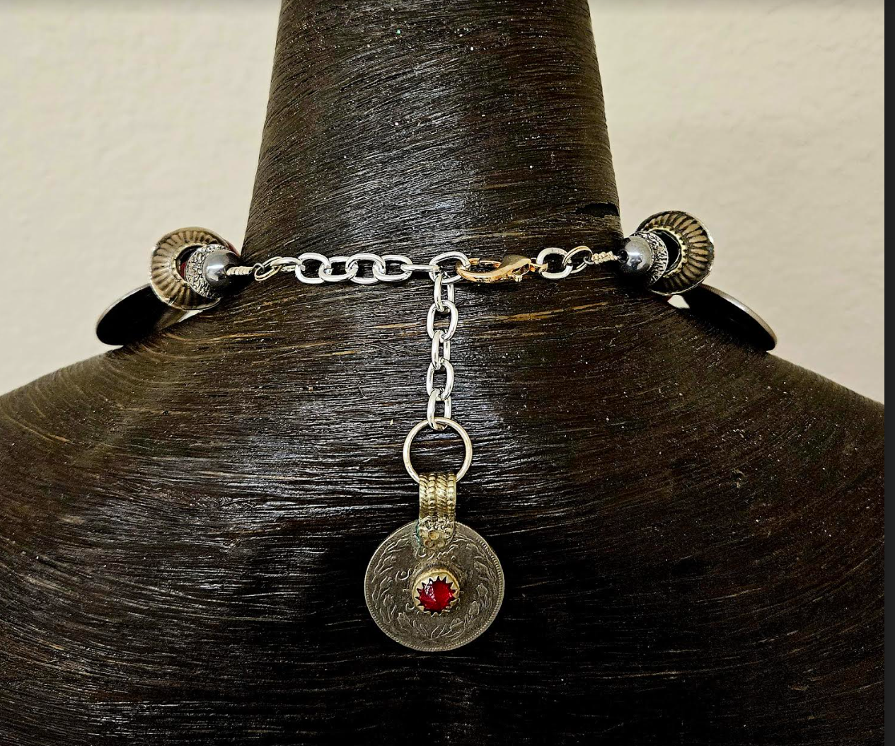 Rare Exotic Tribal Breastplate Statement Pendant - Showstopper Piece