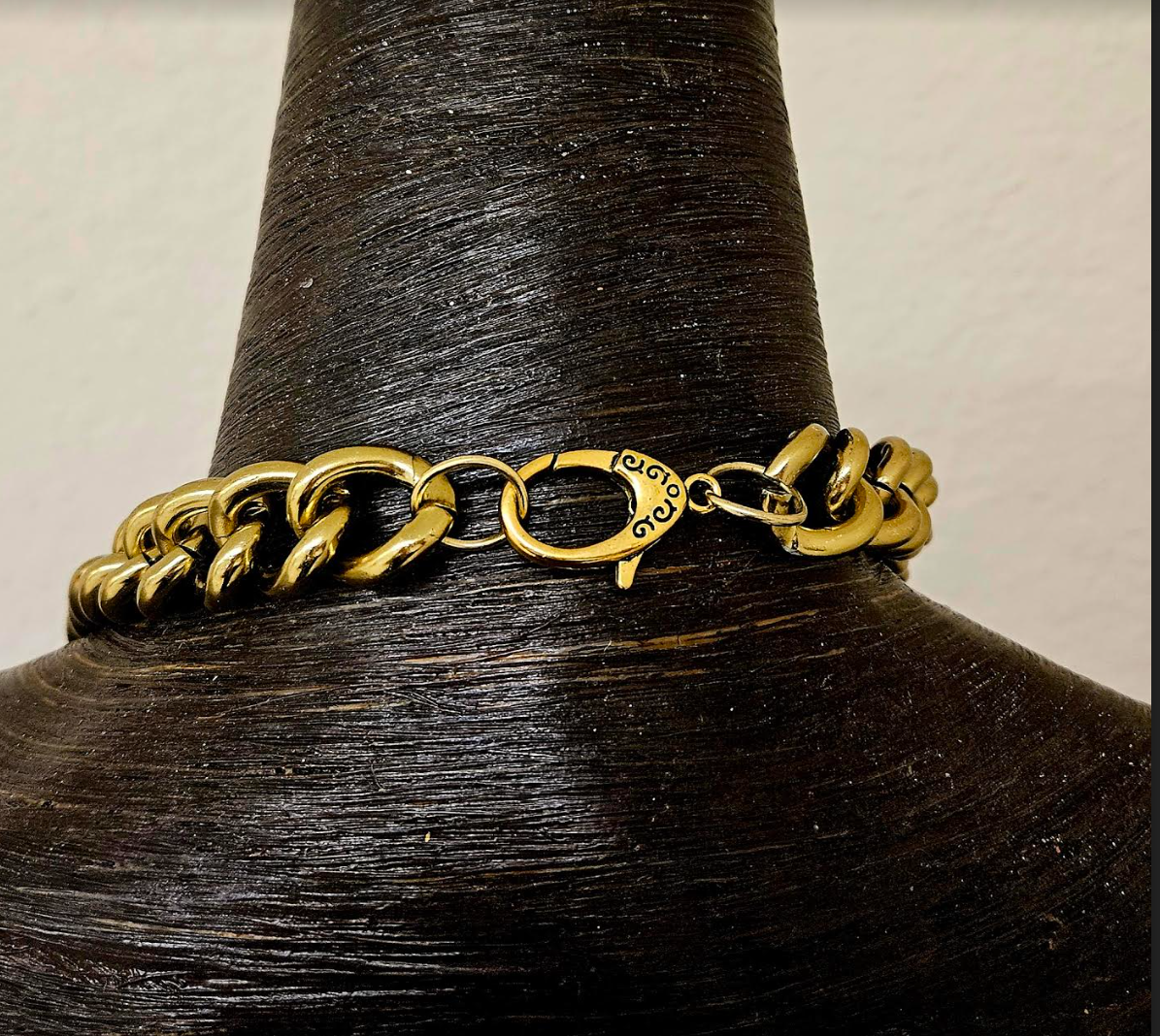 Brutalist Copper Brass & Amethyst Talisman - Rocker Chic