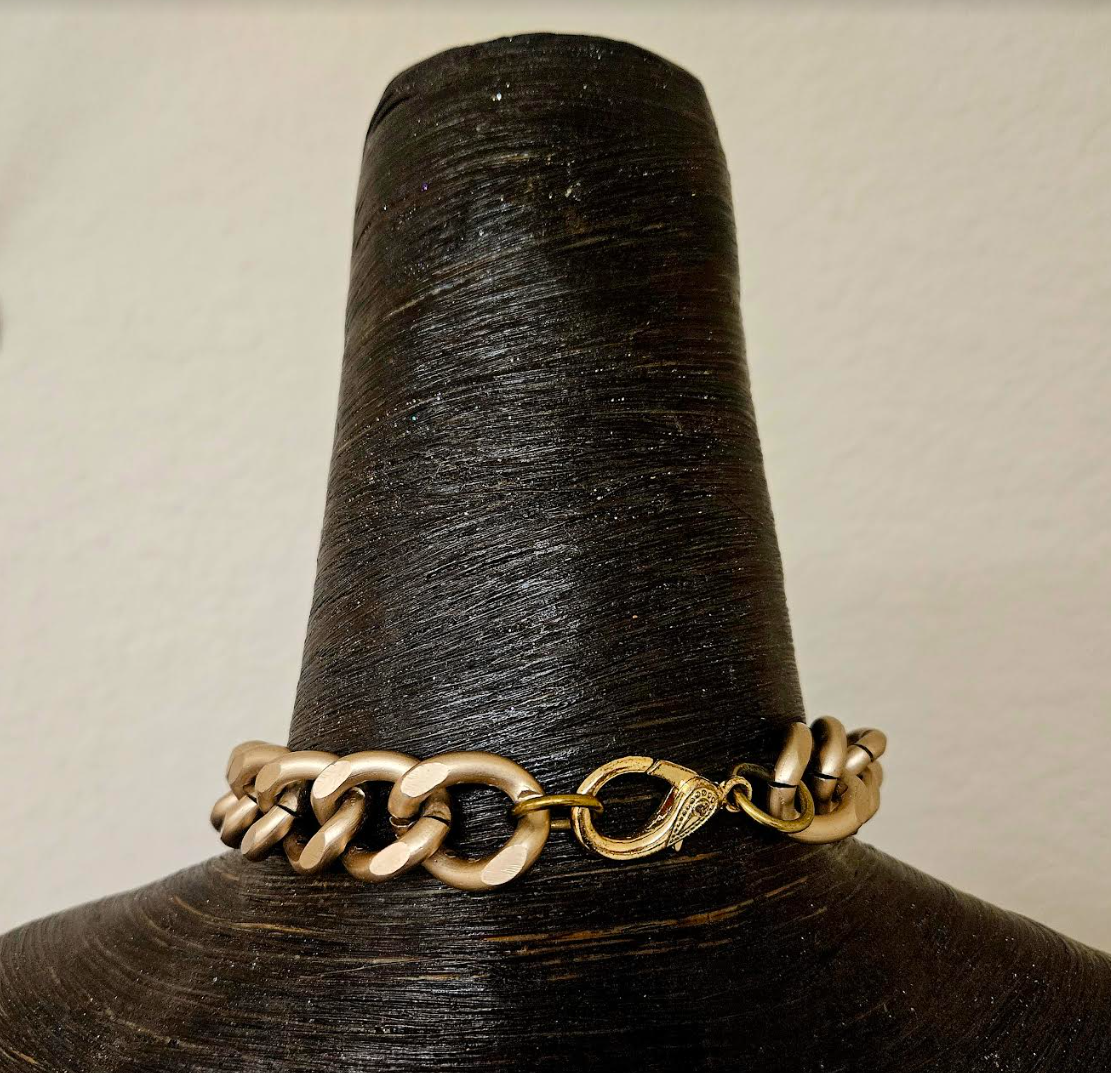 Rough Amethyst Rhinestone Encrusted Sculpted Pendant