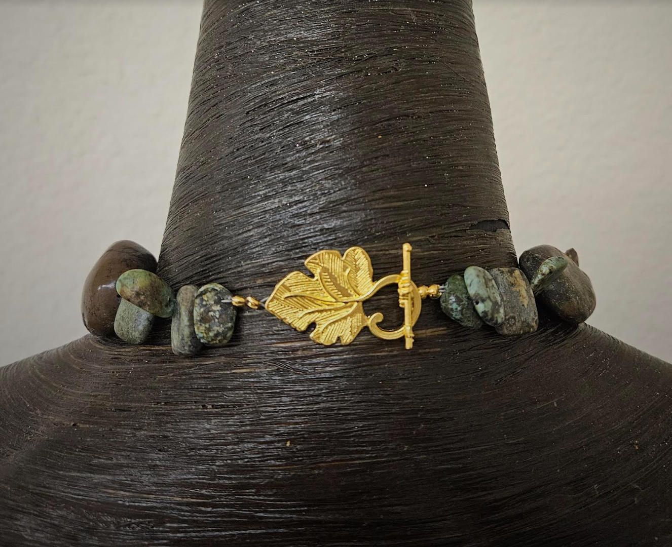 Bold & Chunky Hubei Turquoise Boulder Luxury Necklace