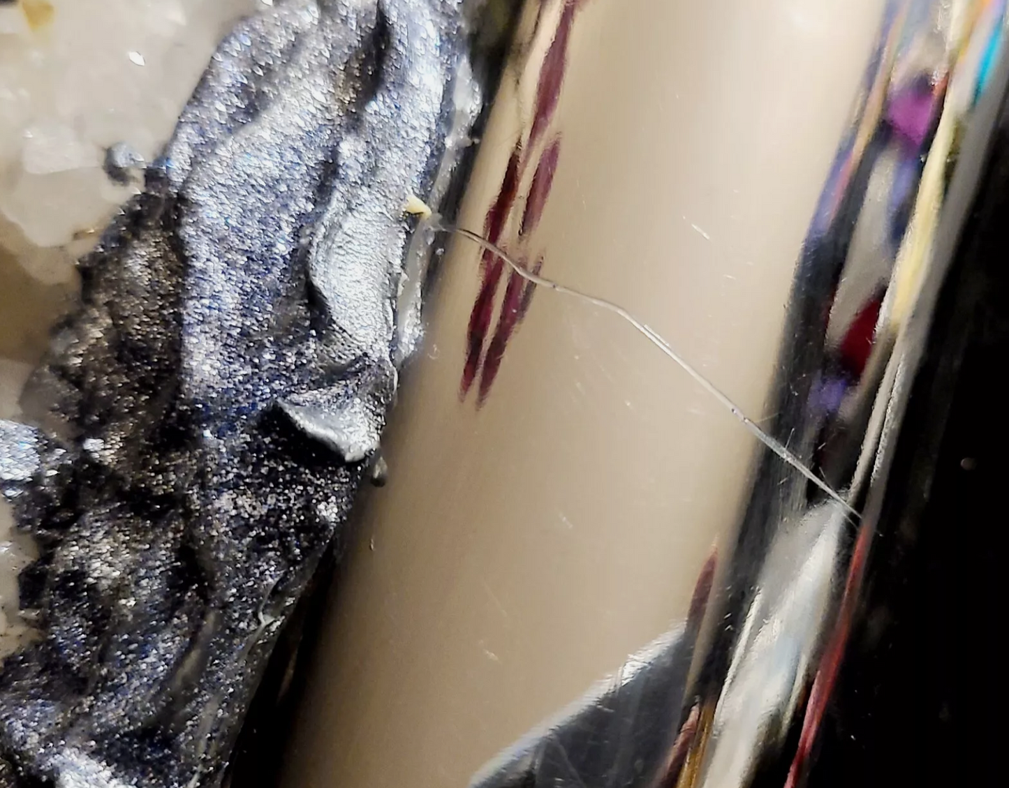 Chrysanthemum Flower Quartz Statement Cuff - Formal Wear