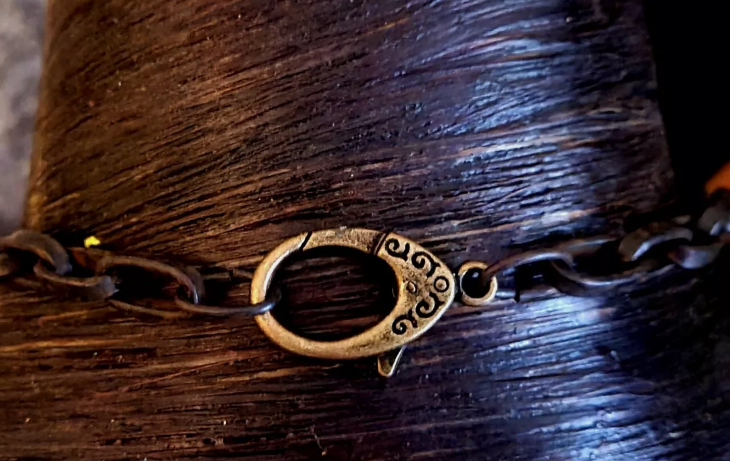 Rustic Norena Jasper Slab Sculpted Statement Gemstone Pendant Unisex