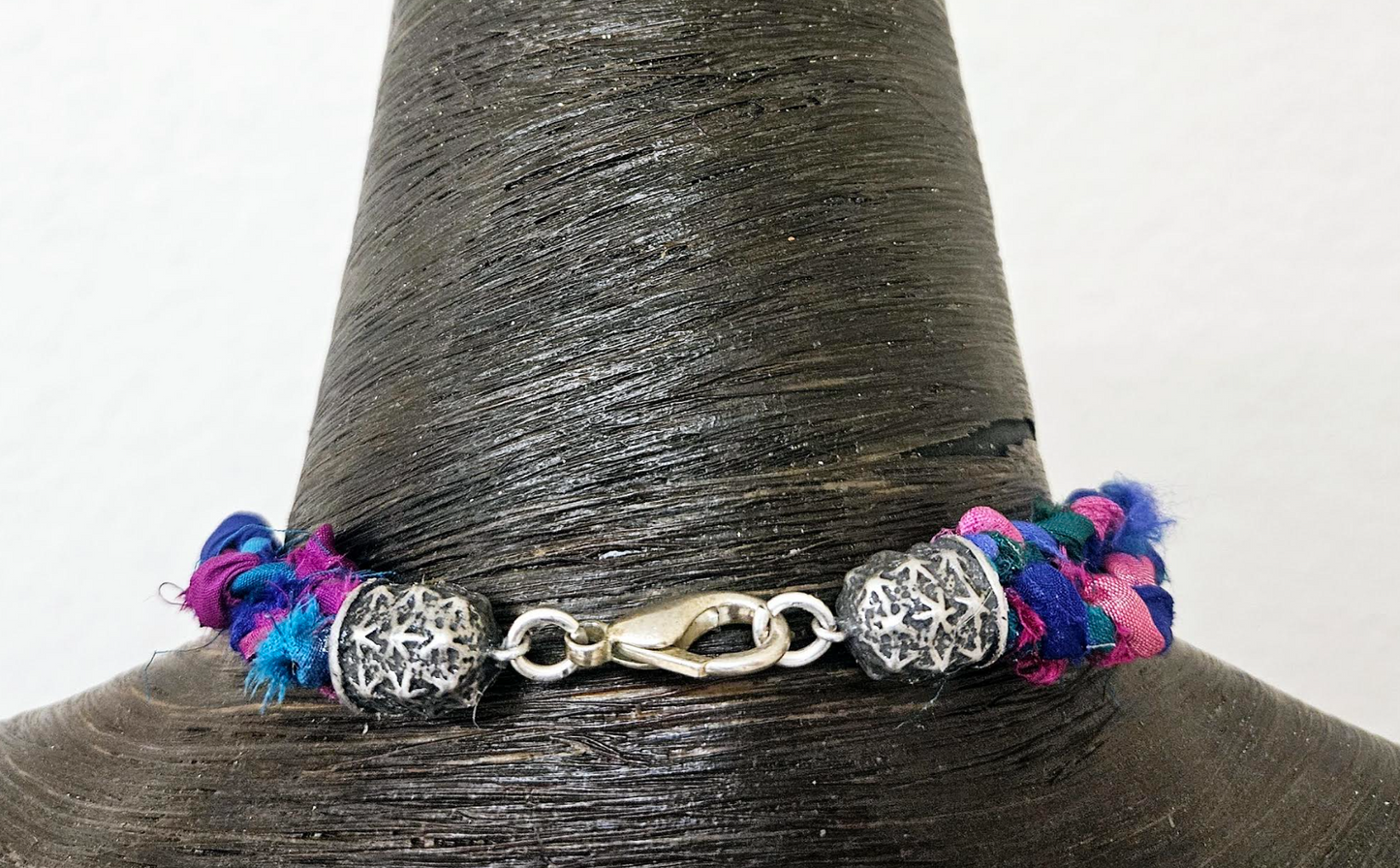 Sculpted Art Deco Crystal Totem Chest Piece - Modern Flapper