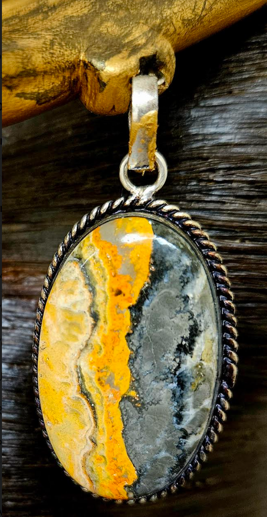 Gold Metallic Sculpted Antler Slip On Unisex Chest Piece with Bumble B