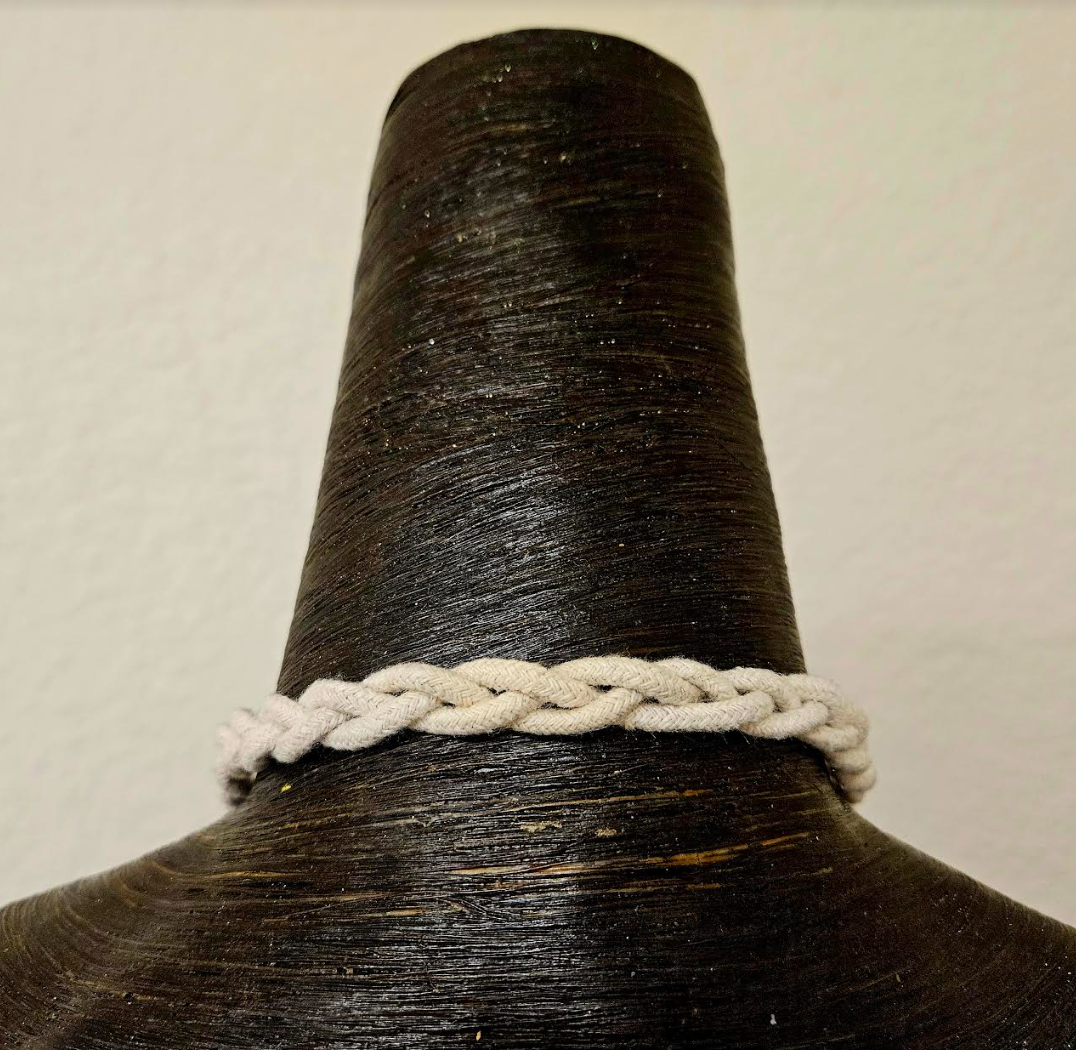 Gold Metallic Sculpted Antler Slip On Unisex Chest Piece with Bumble B