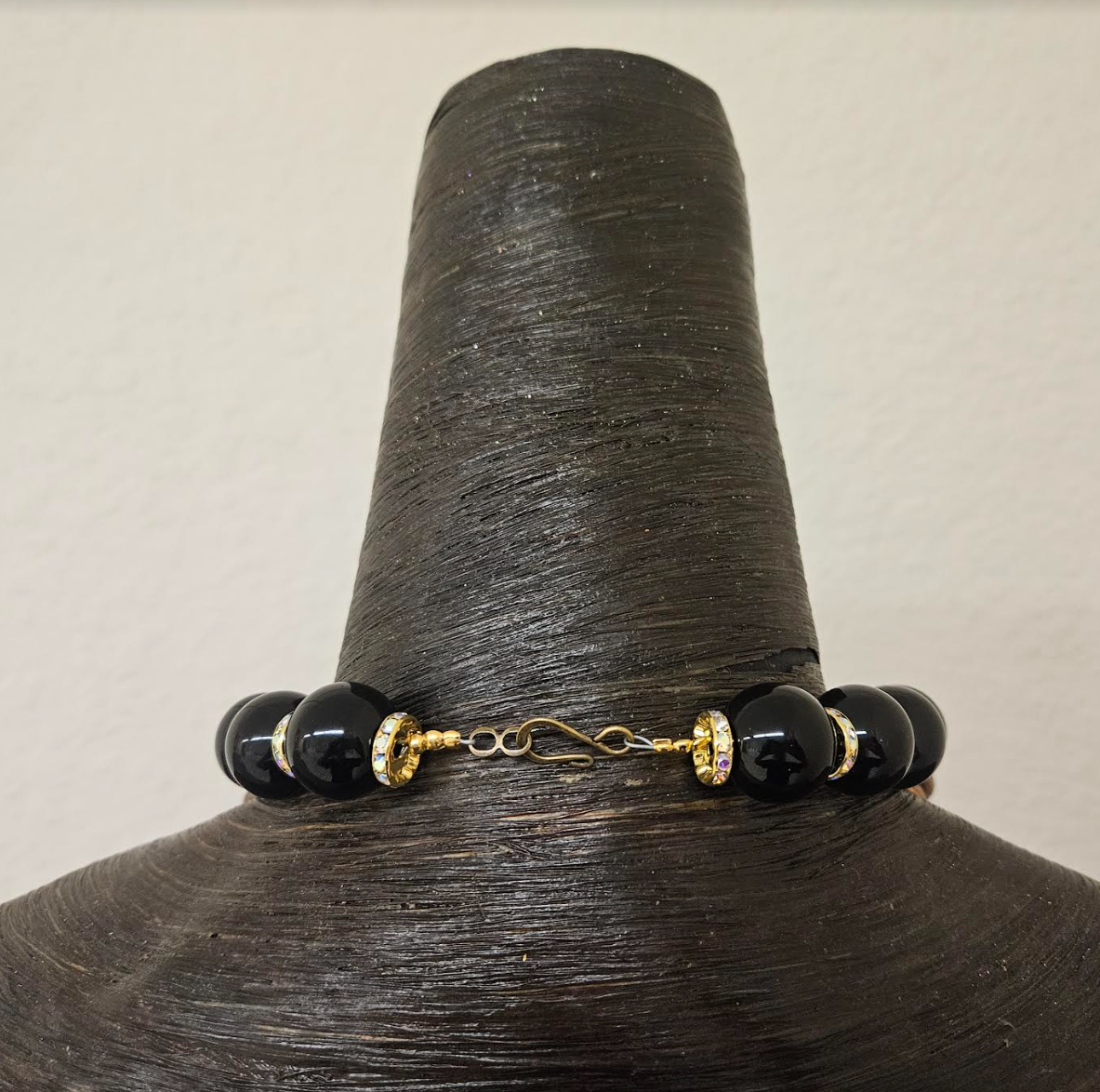 Copal Amber Necklace - Tibetan Copper Statement Piece