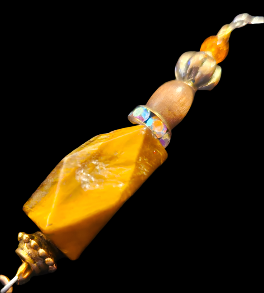 Brown and Copper Mixed Media Shoulder Dusters Copper Leaf & Tiger