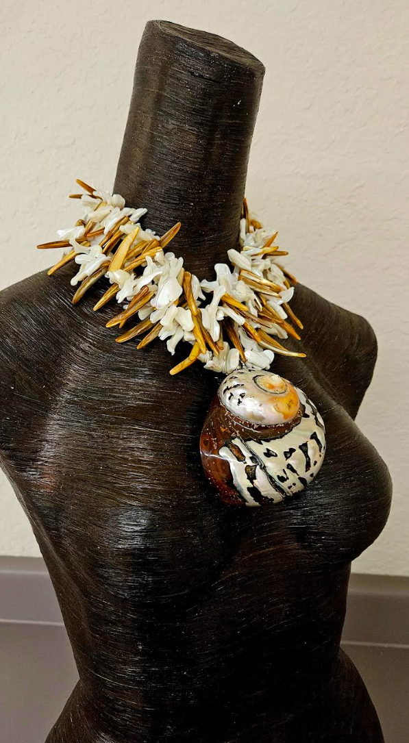 Turbo Shell & Frangia Necklace - Bespoke Sexy Jewelry for Celebrities
