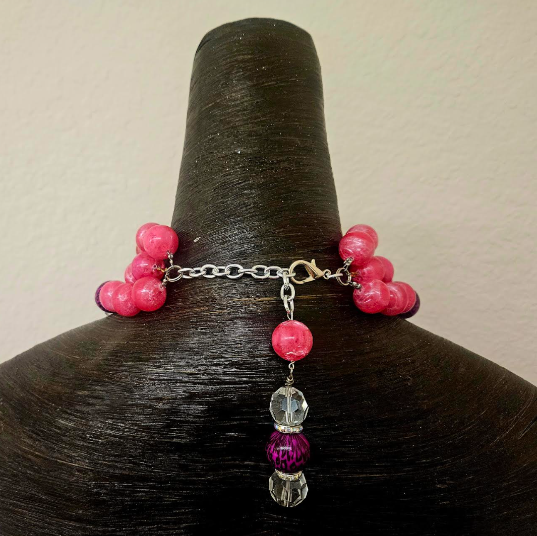 Wild Sneaker & Stiletto Shoe Statement Necklace - Editor Photoshoot