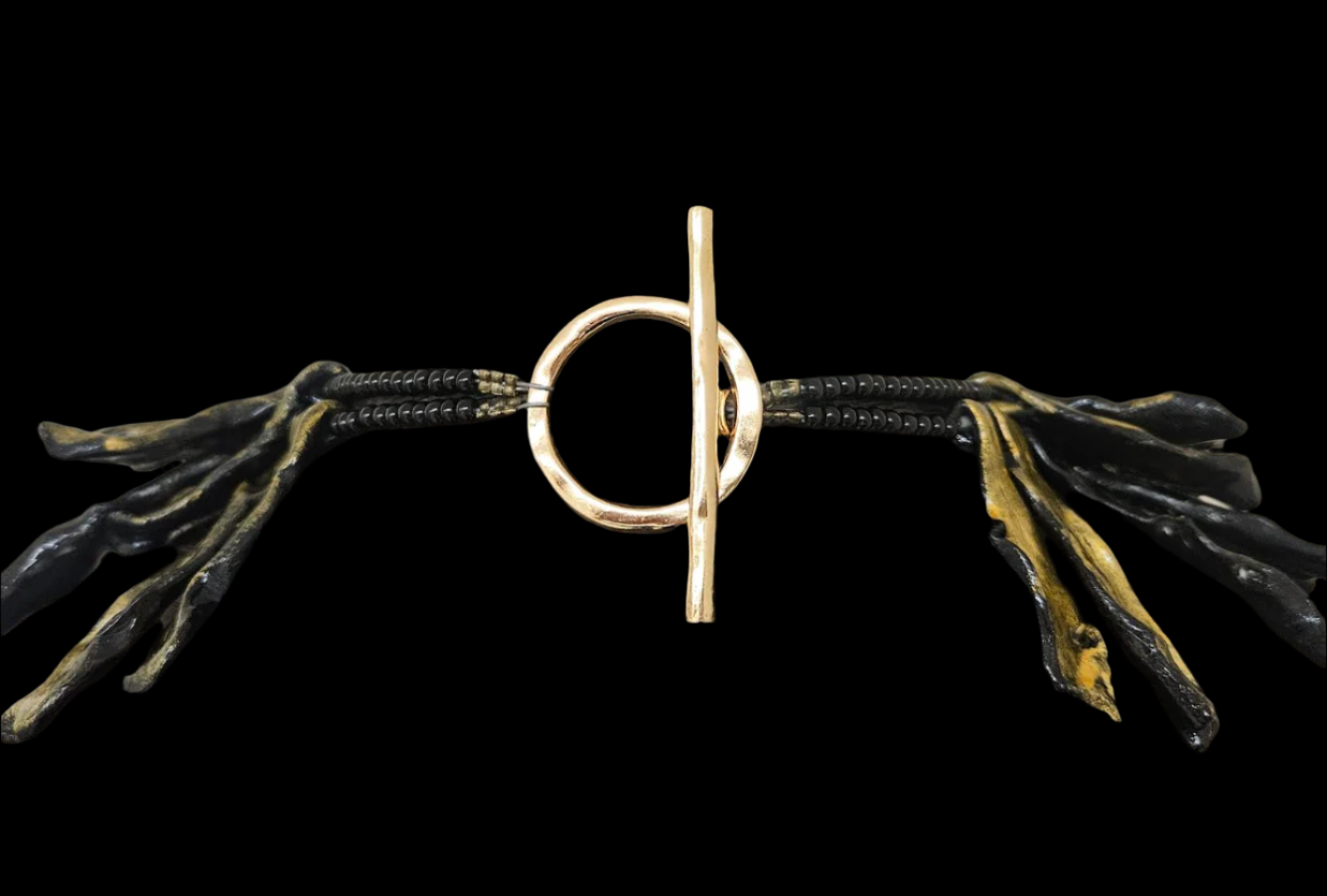 Sculpted Avant Garde Statement Collar - MONIES Style