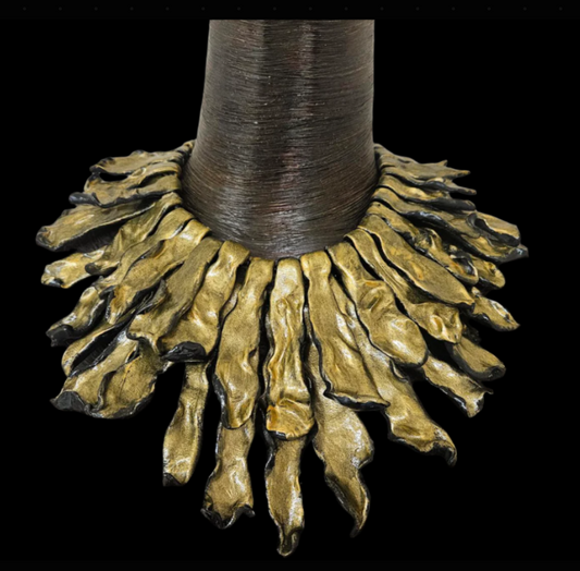 Sculpted Avant Garde Statement Collar - MONIES Style