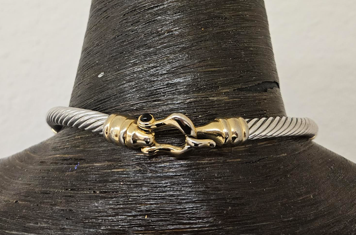 Sculpted Slab Statement Necklace - Pink Blue Purple