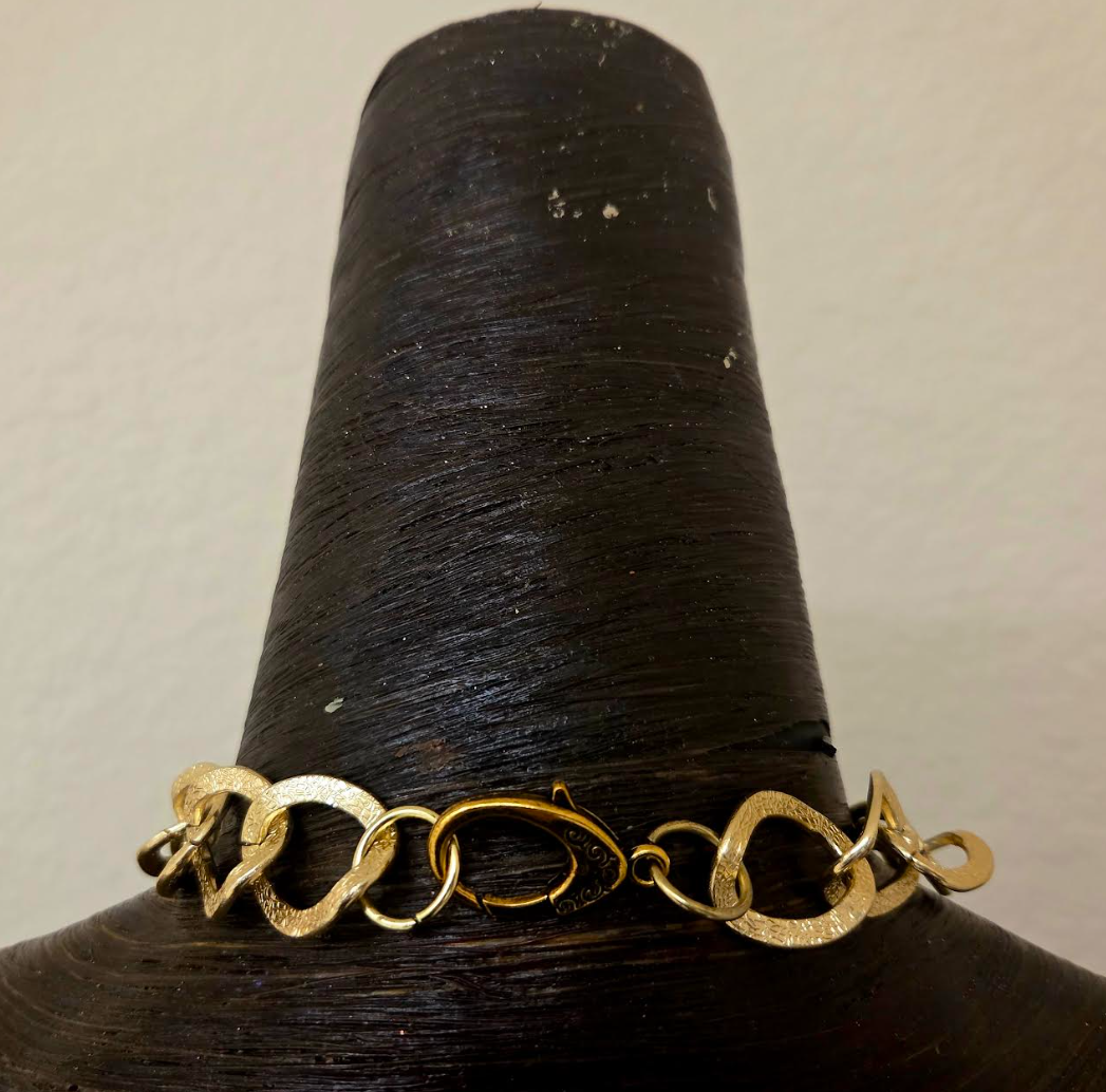 Lapis Lazuli Art Deco Pendant - Gatsby Rhinestone Fringe