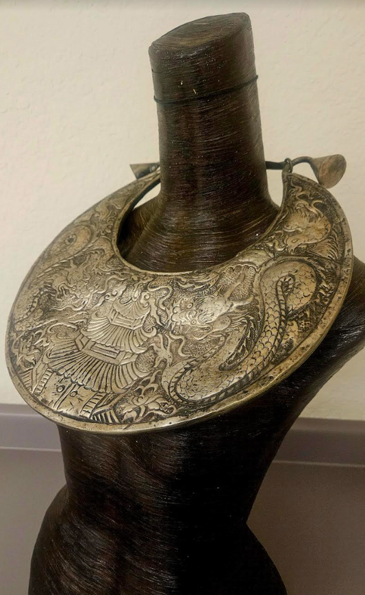 Miao Vintage Ceremonial Torc Hmong Traditional Tribal Torque As