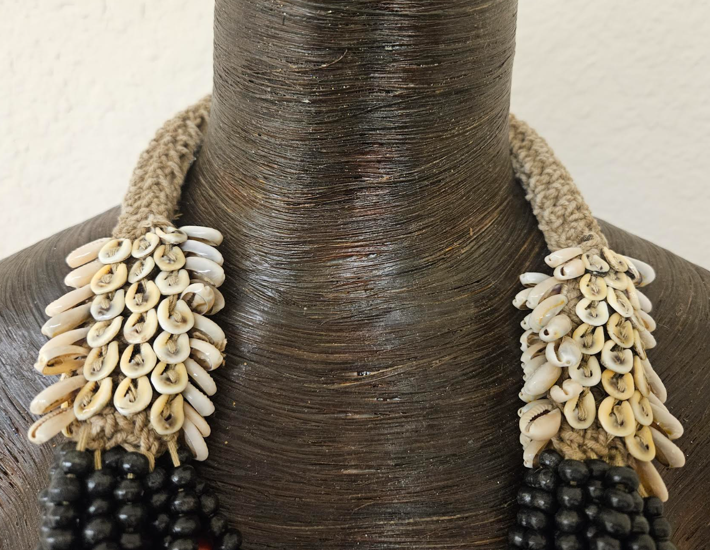 PAPUA NEW GUINEA Multi Strand Beaded Chest Piece - Ceremonial Prestige