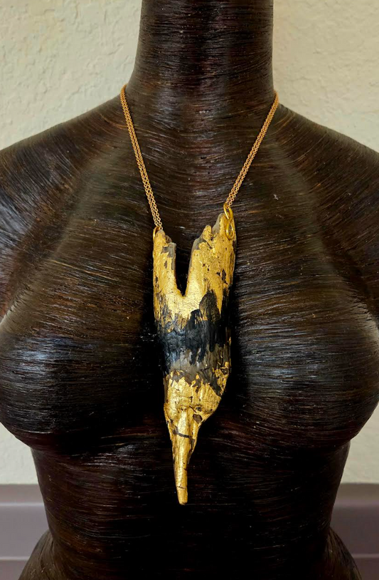 Ombre Avant Garde Driftwood Statement Pendant - Unisex Styled