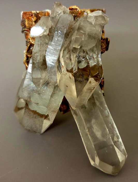 Gemmy Quartz Cluster Statement Cuff - Award Shows OOAK