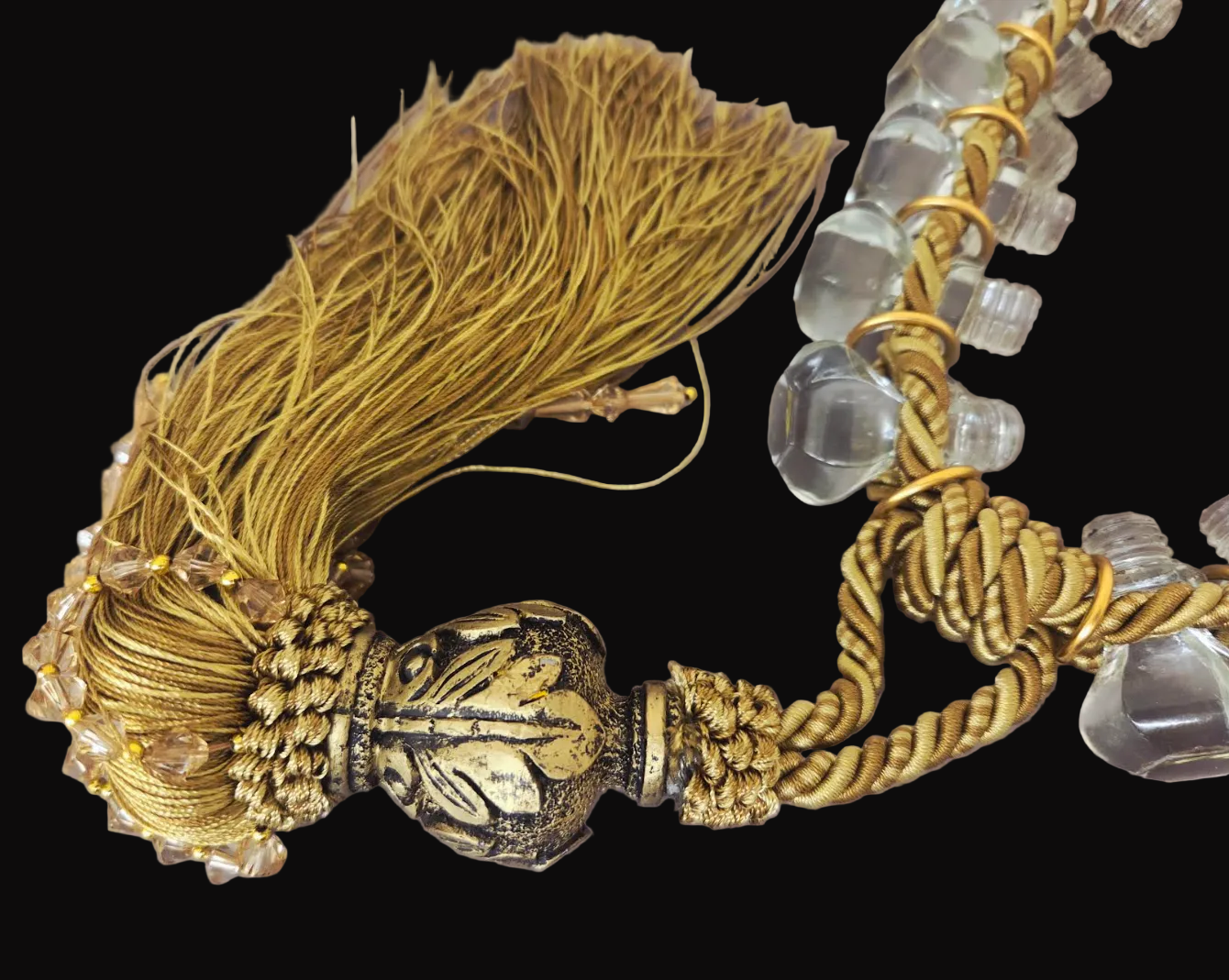 Haute Couture High Art Cruet & Tassle Chest Piece - Fashion Photoshoot