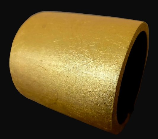 Gold Foil Oversized Statement Cuff for Petite Women - MONIES Like