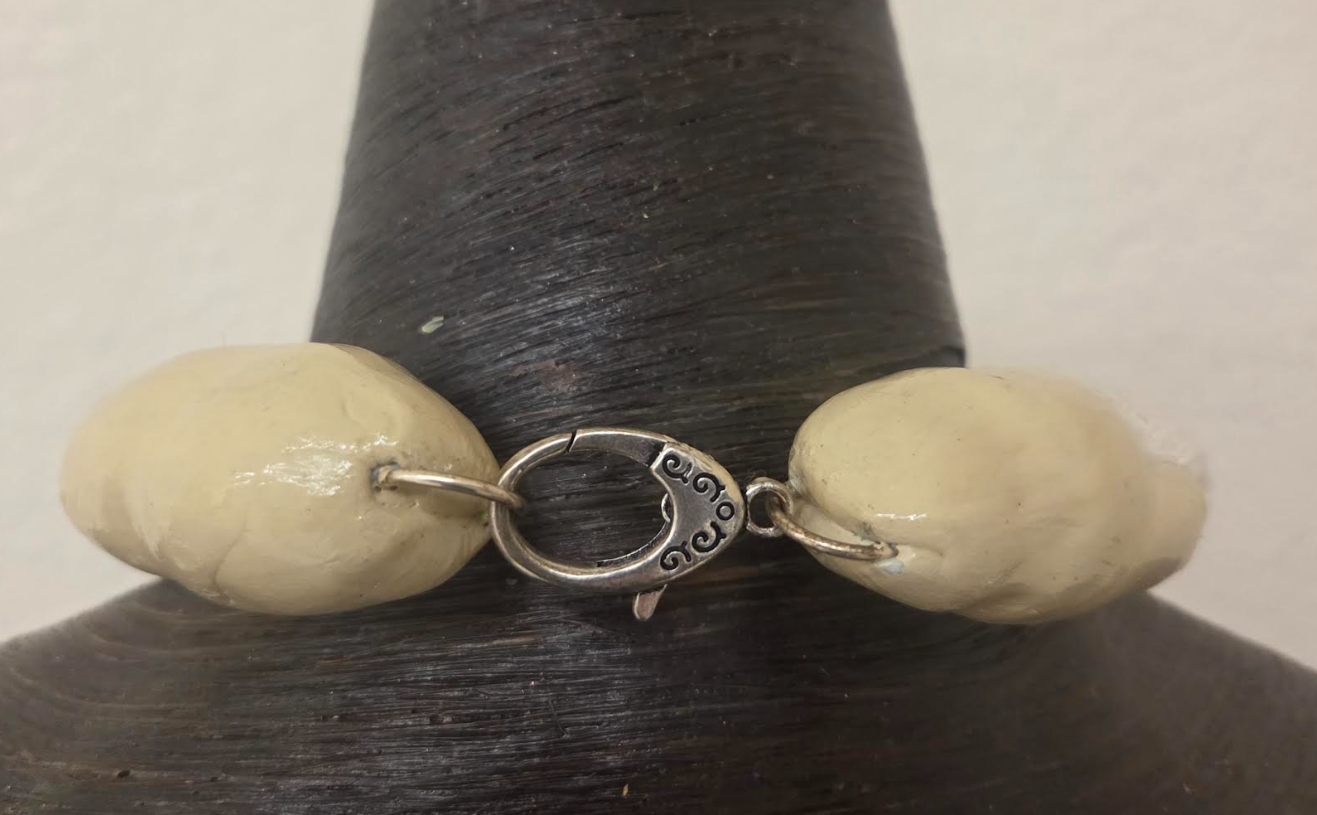 Huge Sculpted Geode Crystal Cave Pendant on a Thick Cotton Rope - Mens