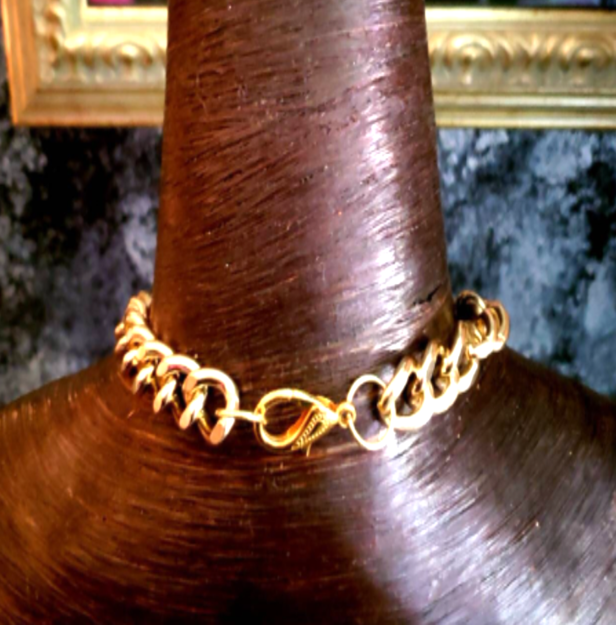 Raw Quartz Chest Piece - Sculpted Baroque Men's Statement
