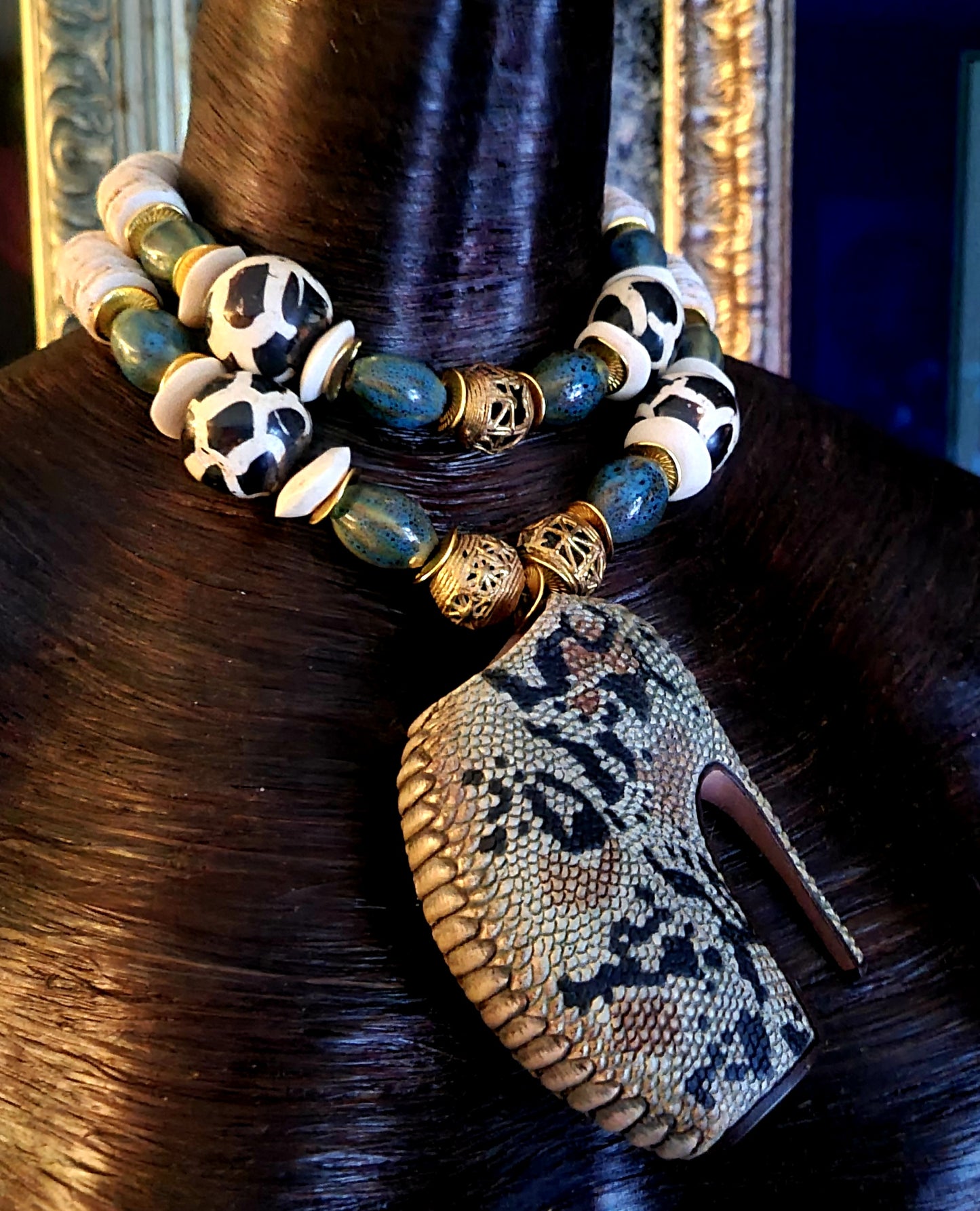 Savage Beauty Alexander McQueen Armadillo Shoe Luxe Necklace, Met Gala