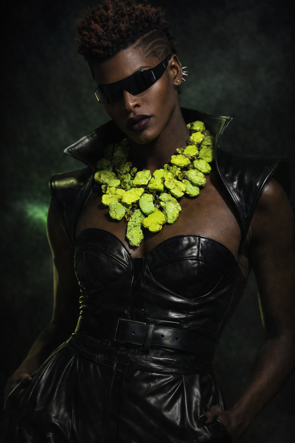 Mixed Gemstone Multi Strand Bespoke Statement Necklace