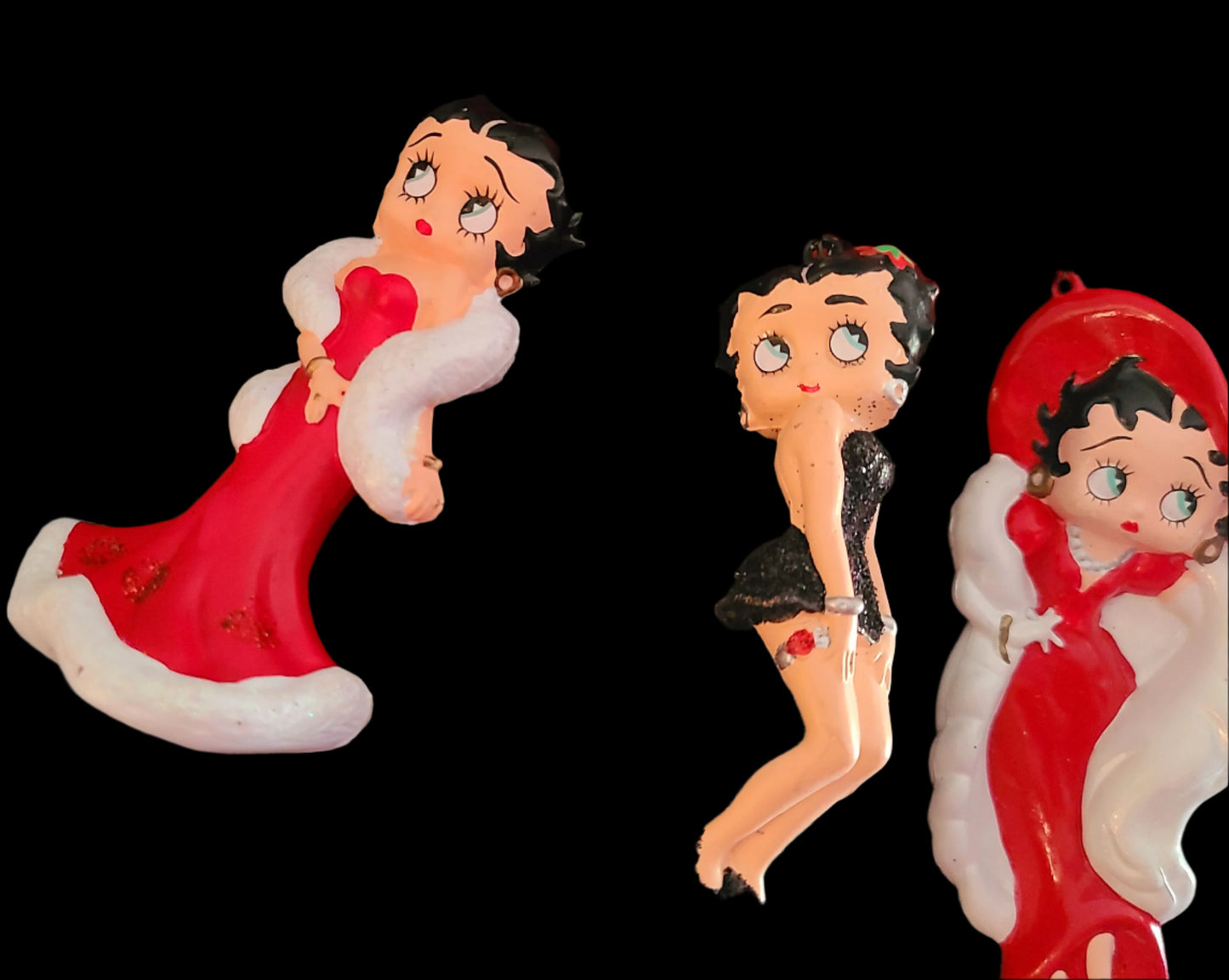 Betty Boop Figurine Statement Necklace - Bold Femme Fatale Neck Candy