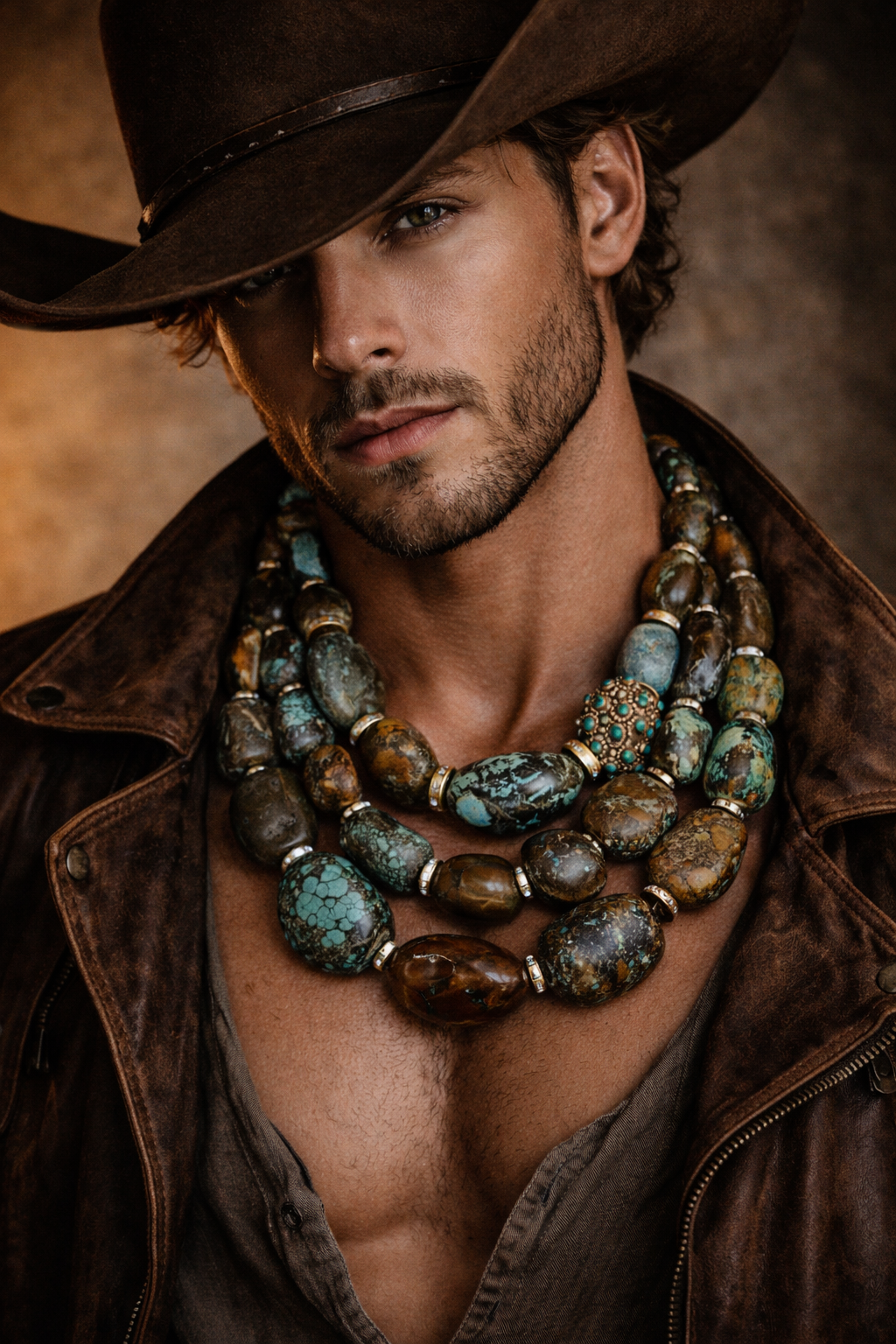 Multi Strand Hubei Turquoise Necklace - Cowgirl Couture