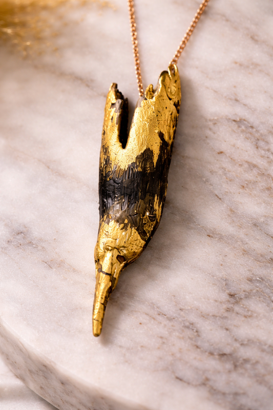 Avant Garde Ombre Driftwood Pendant - Unisex Statement
