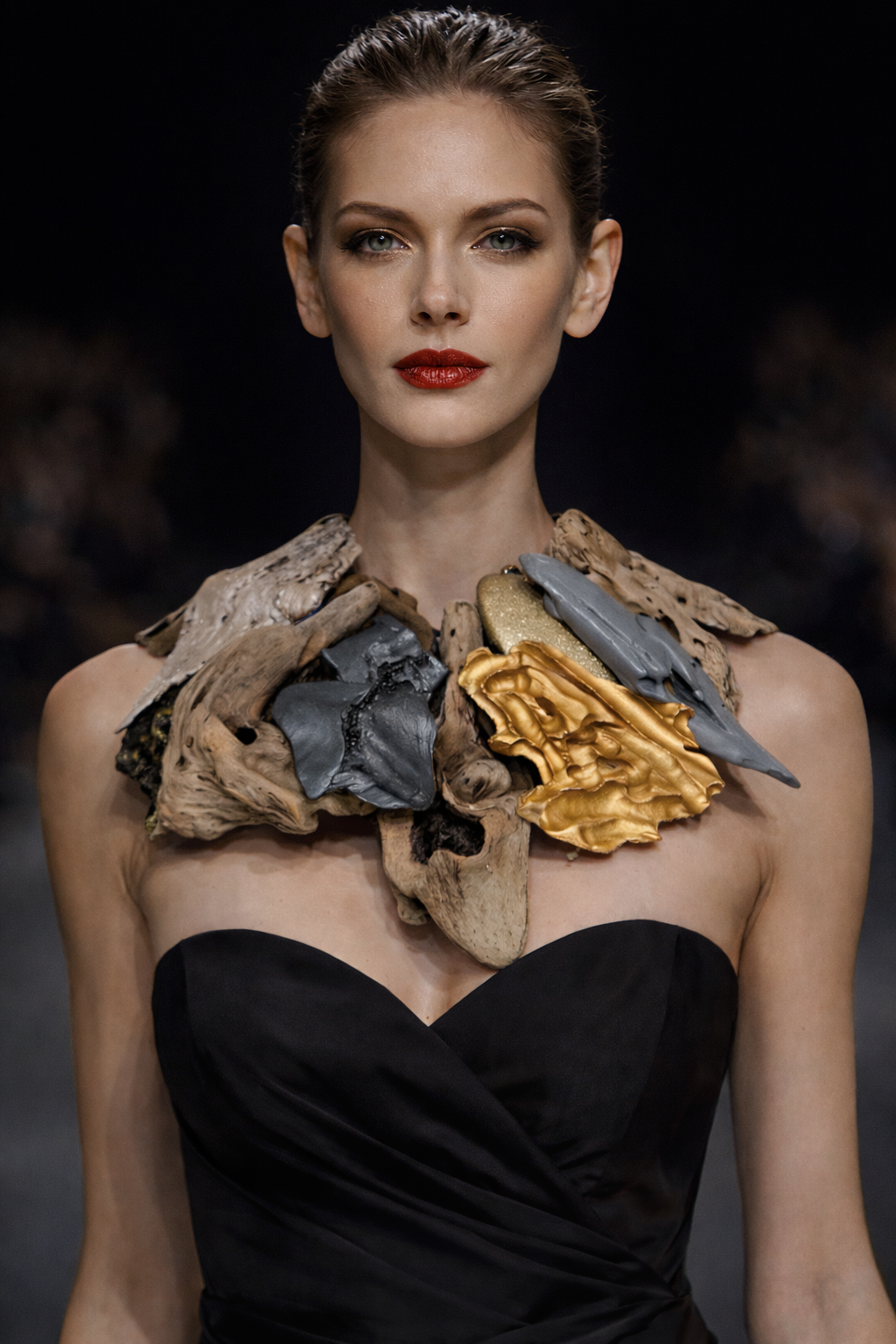 Haute Couture Driftwood Statement Necklace - Like MONIES
