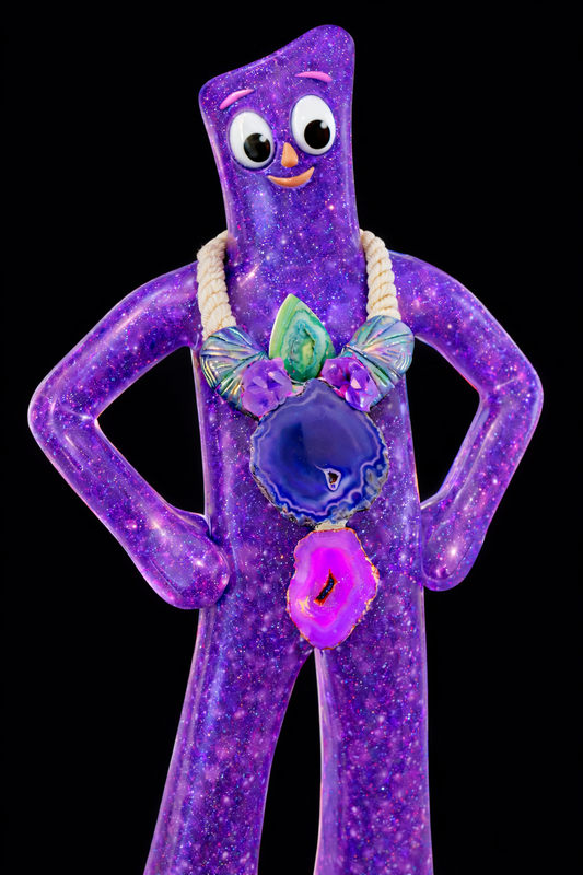 Druzy Agate Gemstone Totem Rope Pendant - Unisex Designed