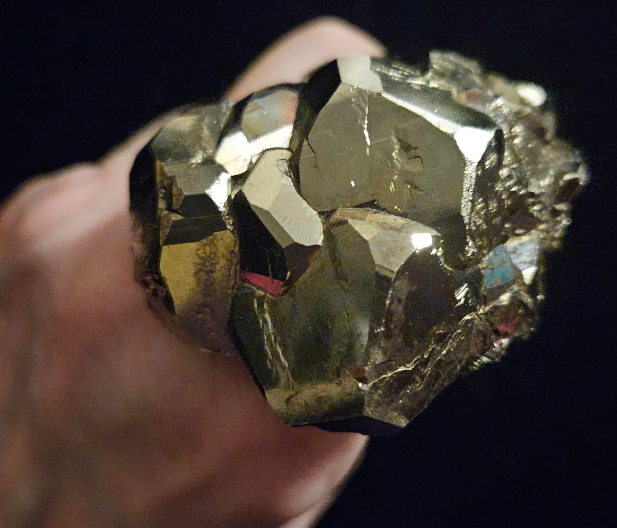 Raw Rough Pyrite Statement Cuff and  Adjustable Ring Set, Fools Gold Wrist and Finger Candy, Haute Couture Artisan Jewelry