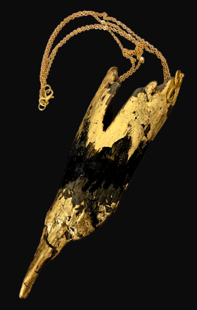 Ombre Avant Garde Driftwood Statement Pendant - Unisex Styled