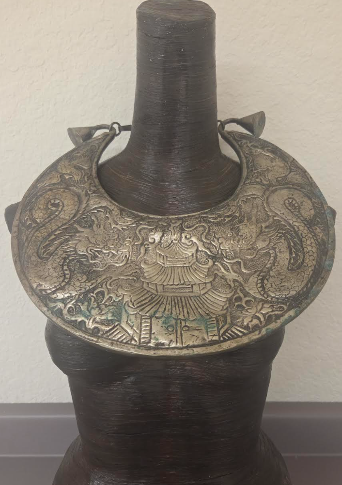 Miao Vintage Ceremonial Torc   Hmong Traditional Tribal Torque   As