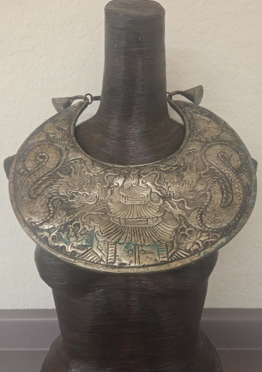 Miao Vintage Ceremonial Torc   Hmong Traditional Tribal Torque   As