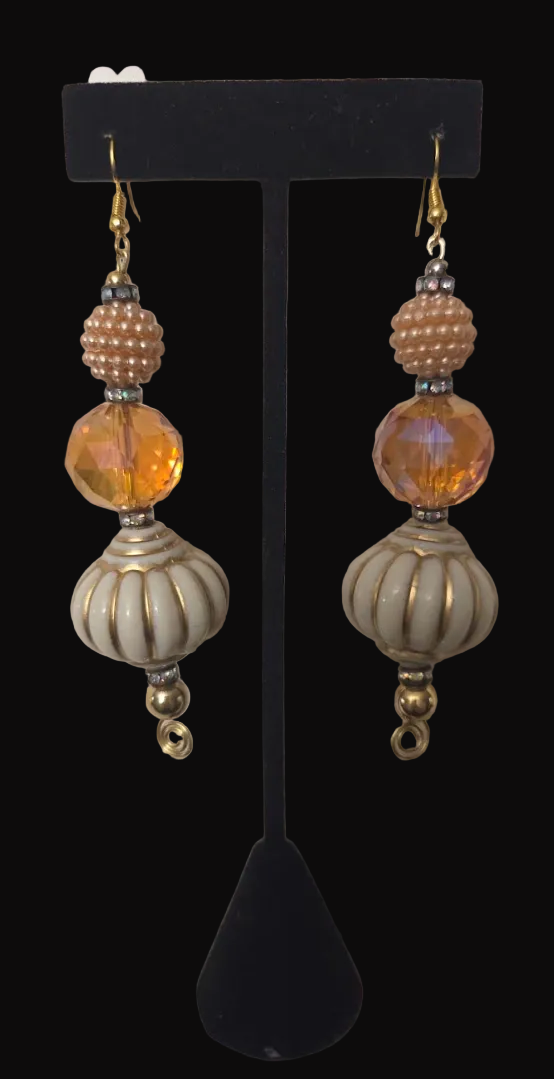 Arabian Style Beaded Shoulder Duster Earrings - Summer & Fall Fashion
